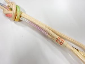 未使用品　正絹　手組帯締め